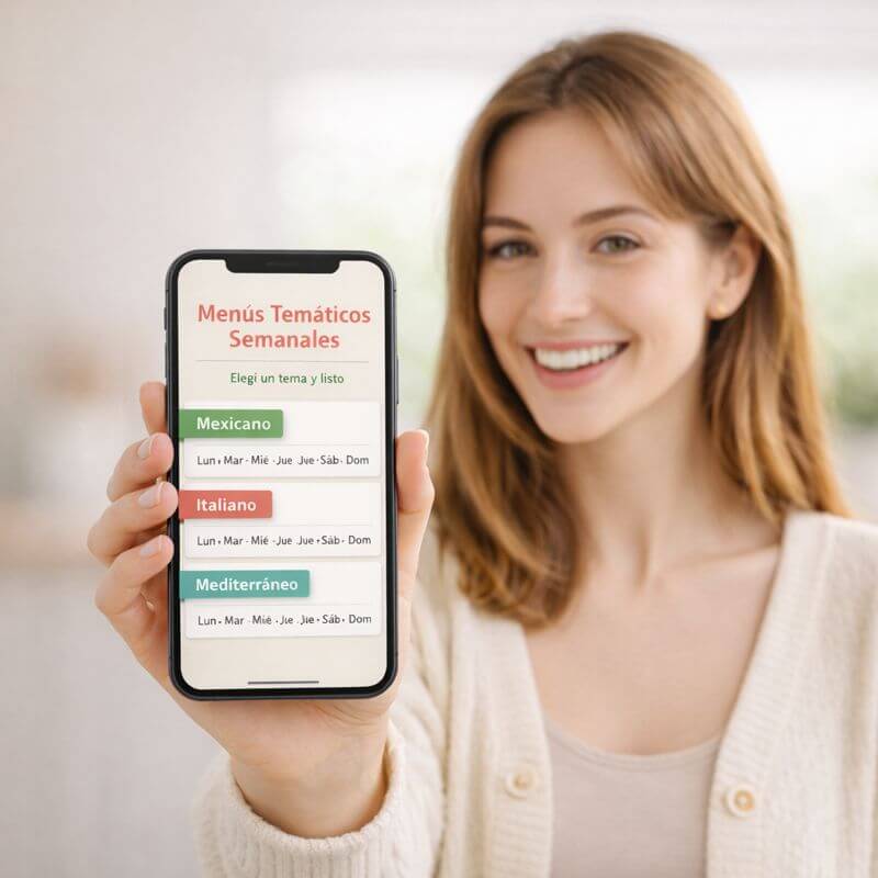 🌍 Menús Temáticos Semanales